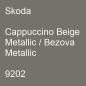 Preview: Skoda, Cappuccino Beige Metallic / Bezova Metallic, 9202.